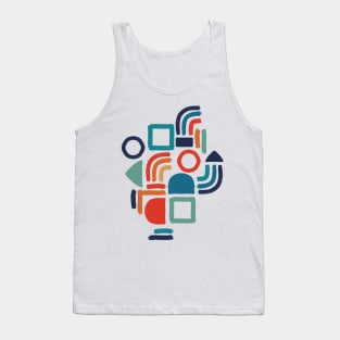 Rainbow Solid Shapes Tank Top